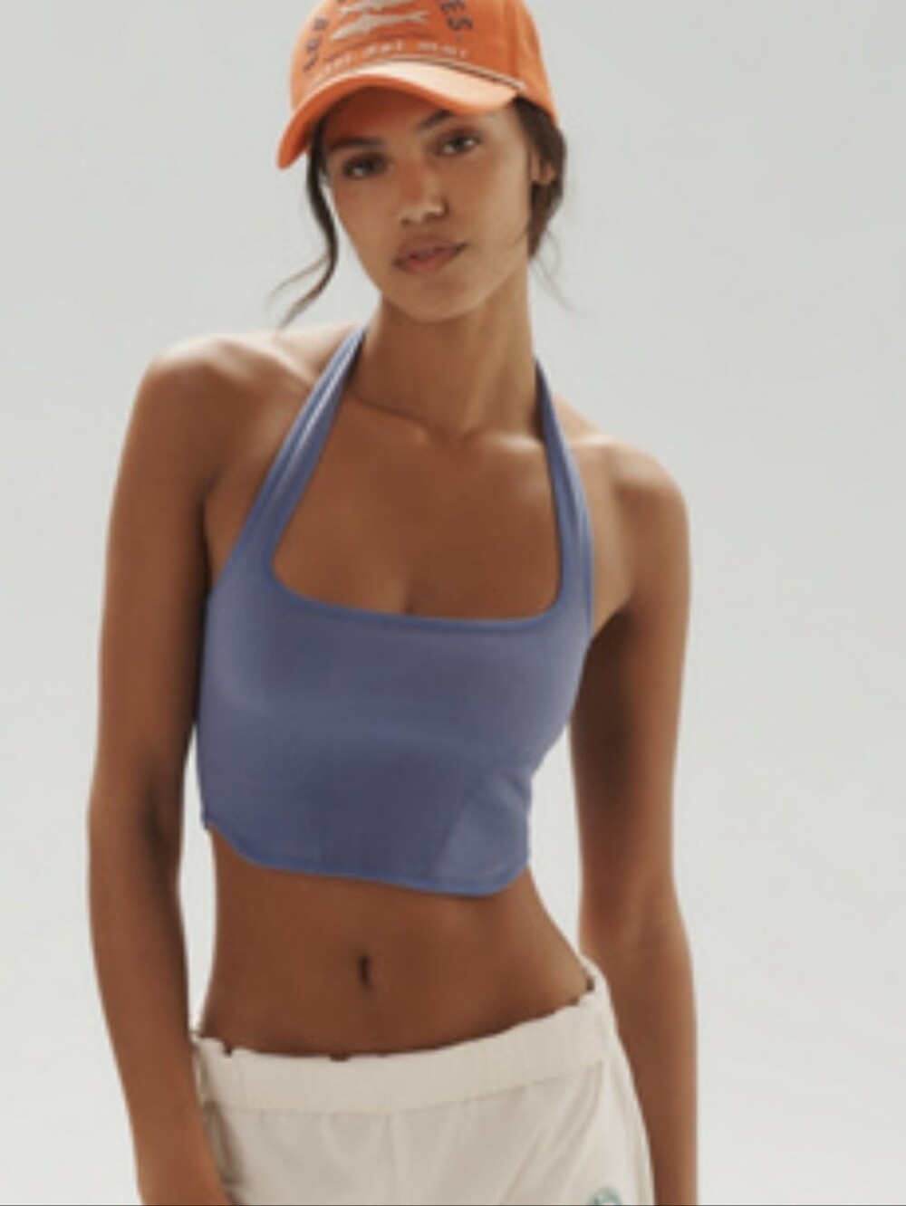 NWT Anthropologie Halter Crop Top